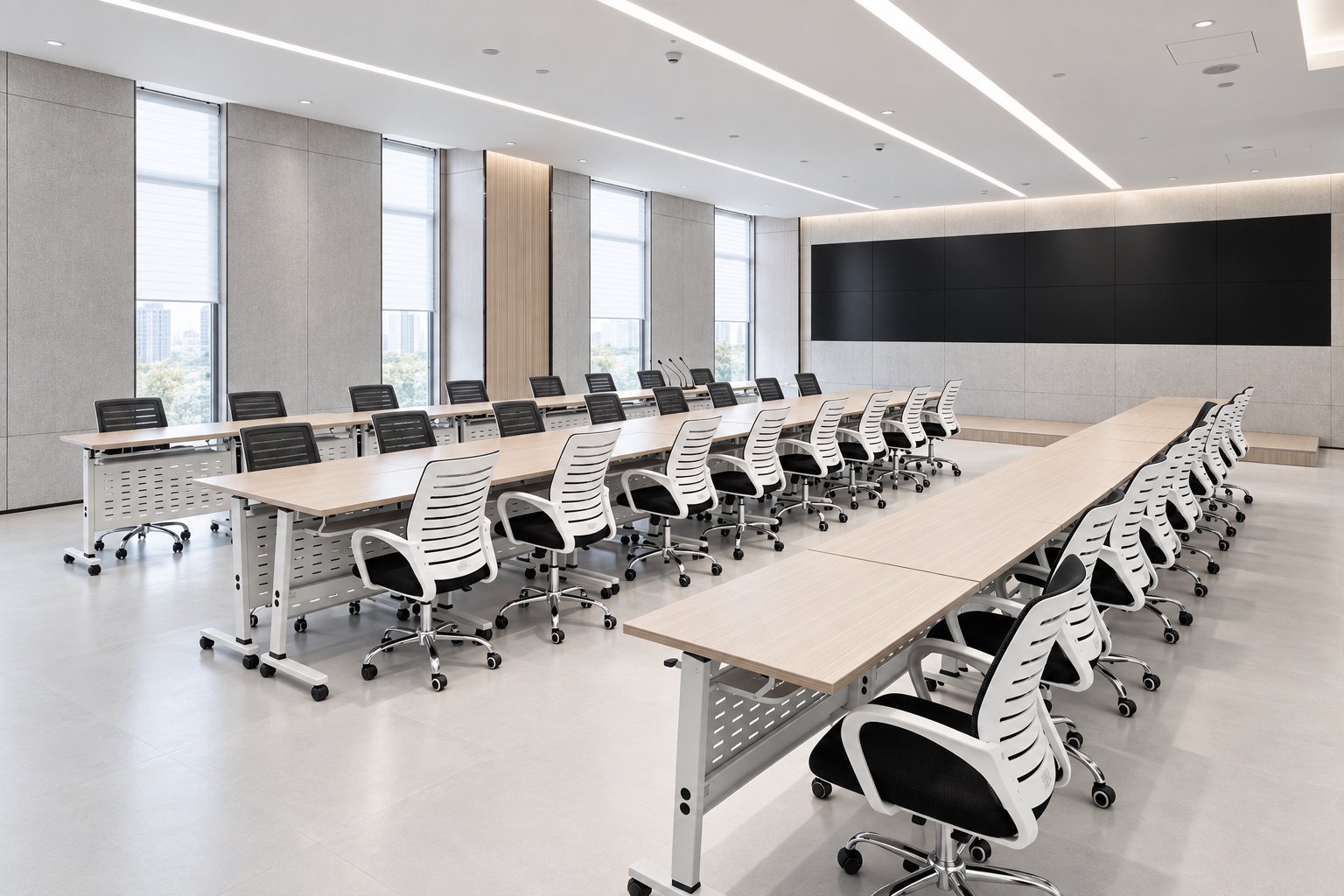 兆物网络企业培训会议空间摄影|淄博办公空间摄影