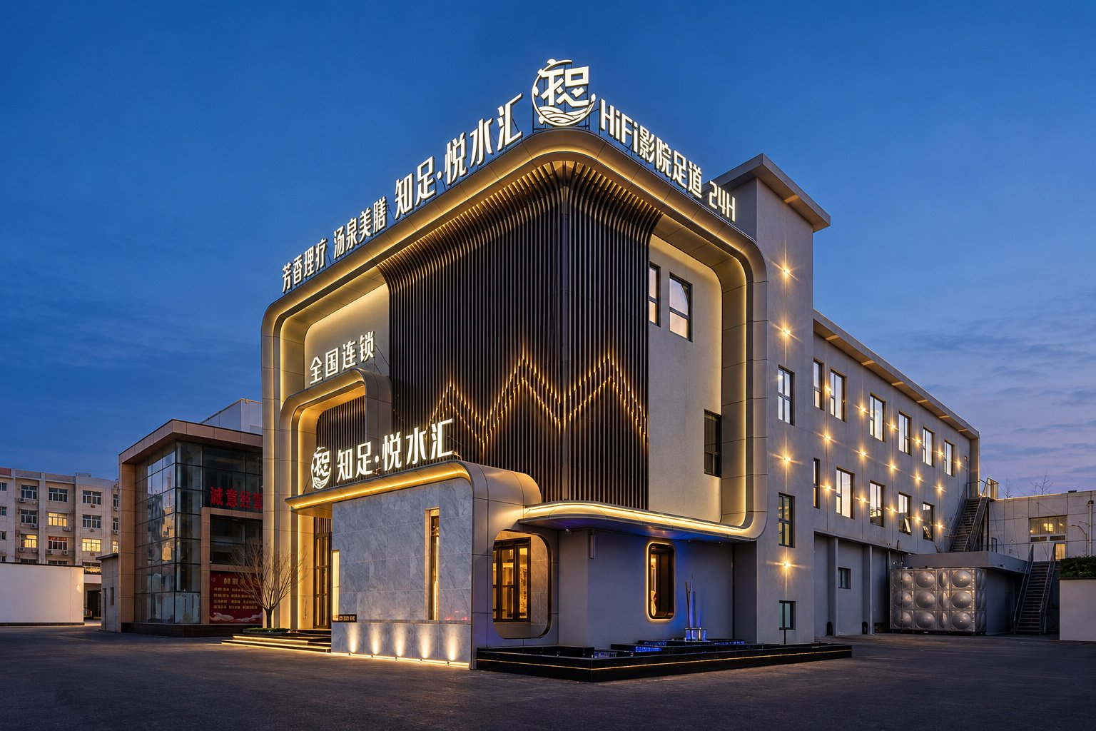 滨州商业空间摄影应该拍什么?从知足·悦水汇看建筑、空间与消费场景如何完整呈现