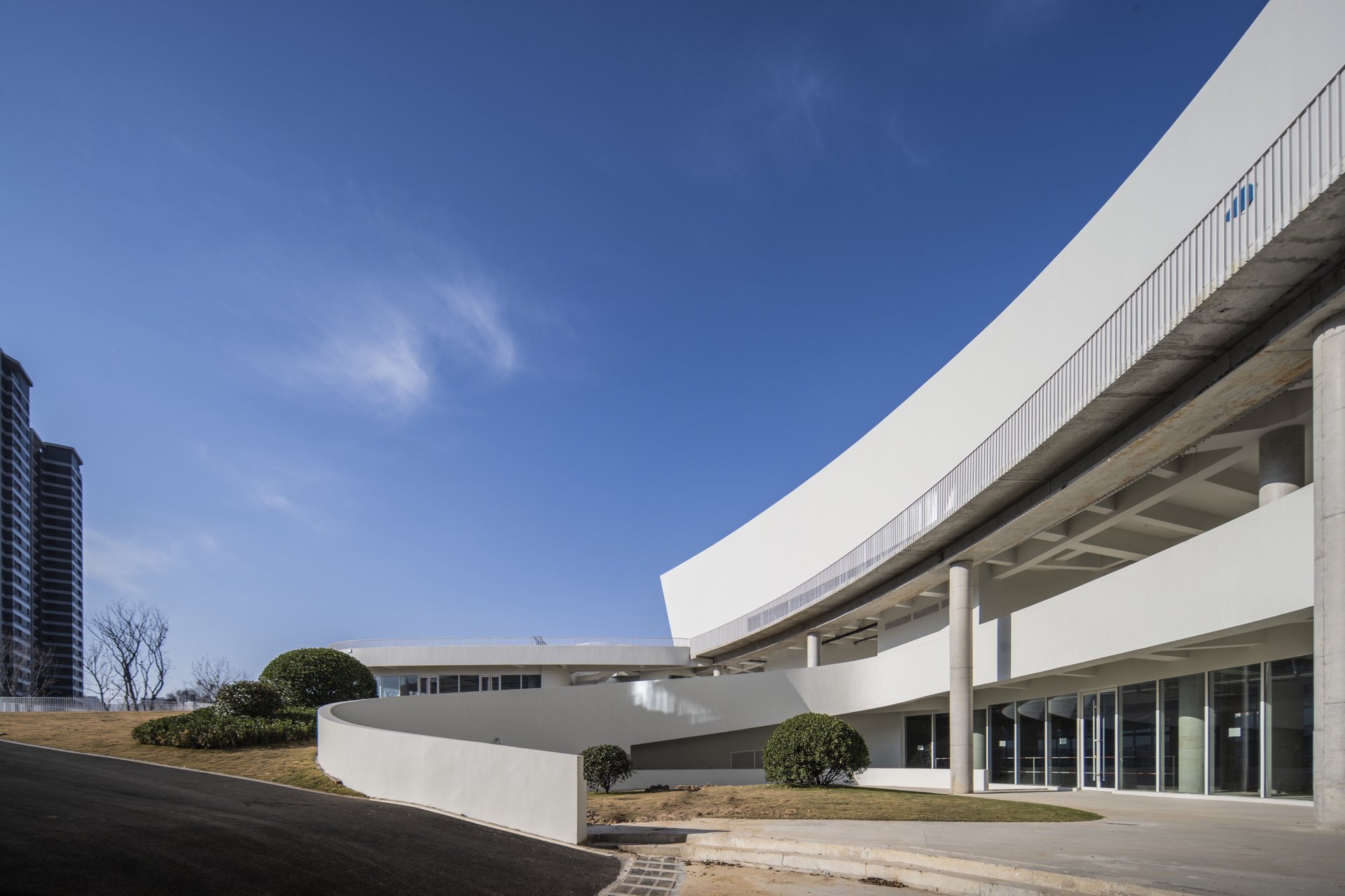 淄博高新区文体中心建筑设计与环境摄影