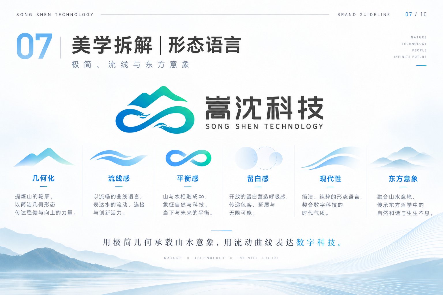 上海嵩沈科技Logo语义设计,稳定连接迭代与科技表达