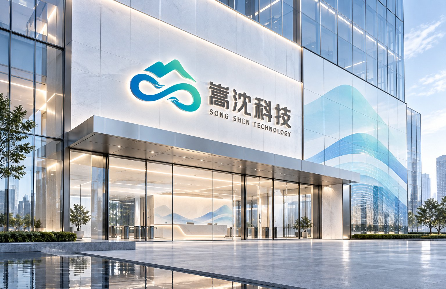 上海嵩沈科技品牌VI设计