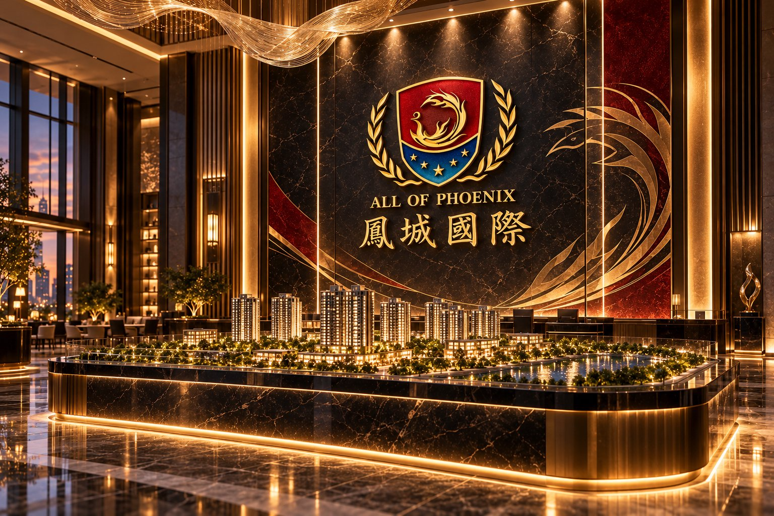 高端地产VI设计怎么做？从凤城国际看品牌视觉系统
