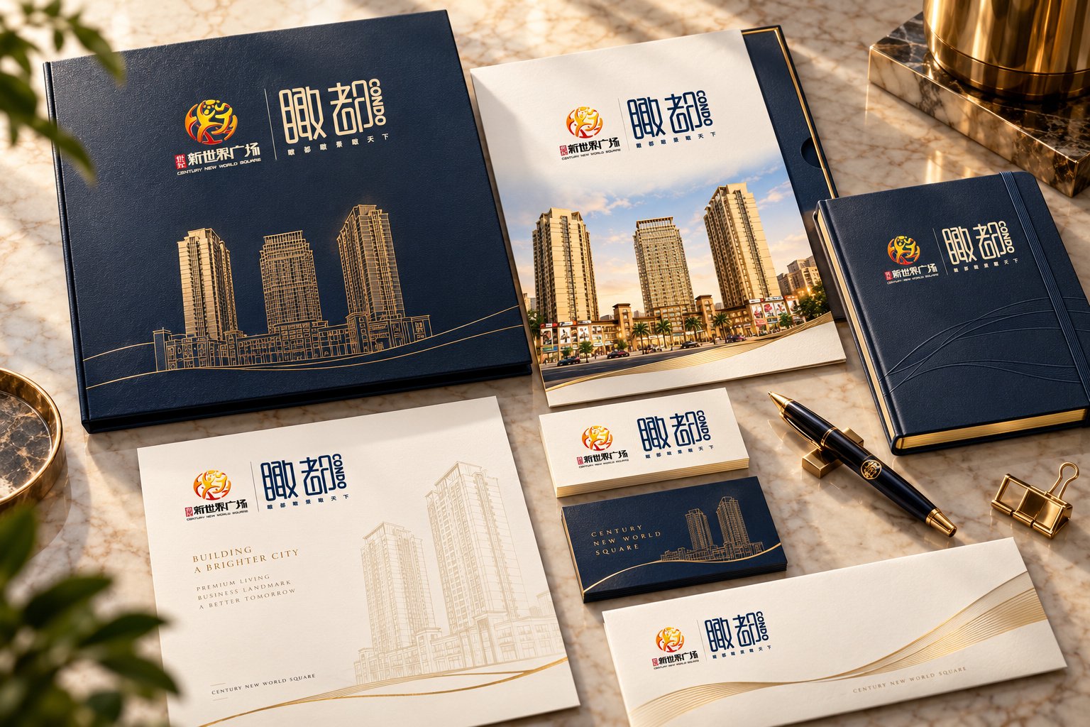 瞰都公寓地产品牌形象与高层建筑宣传视觉设计